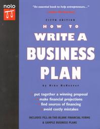  How To Write A Business Plan - Nolo