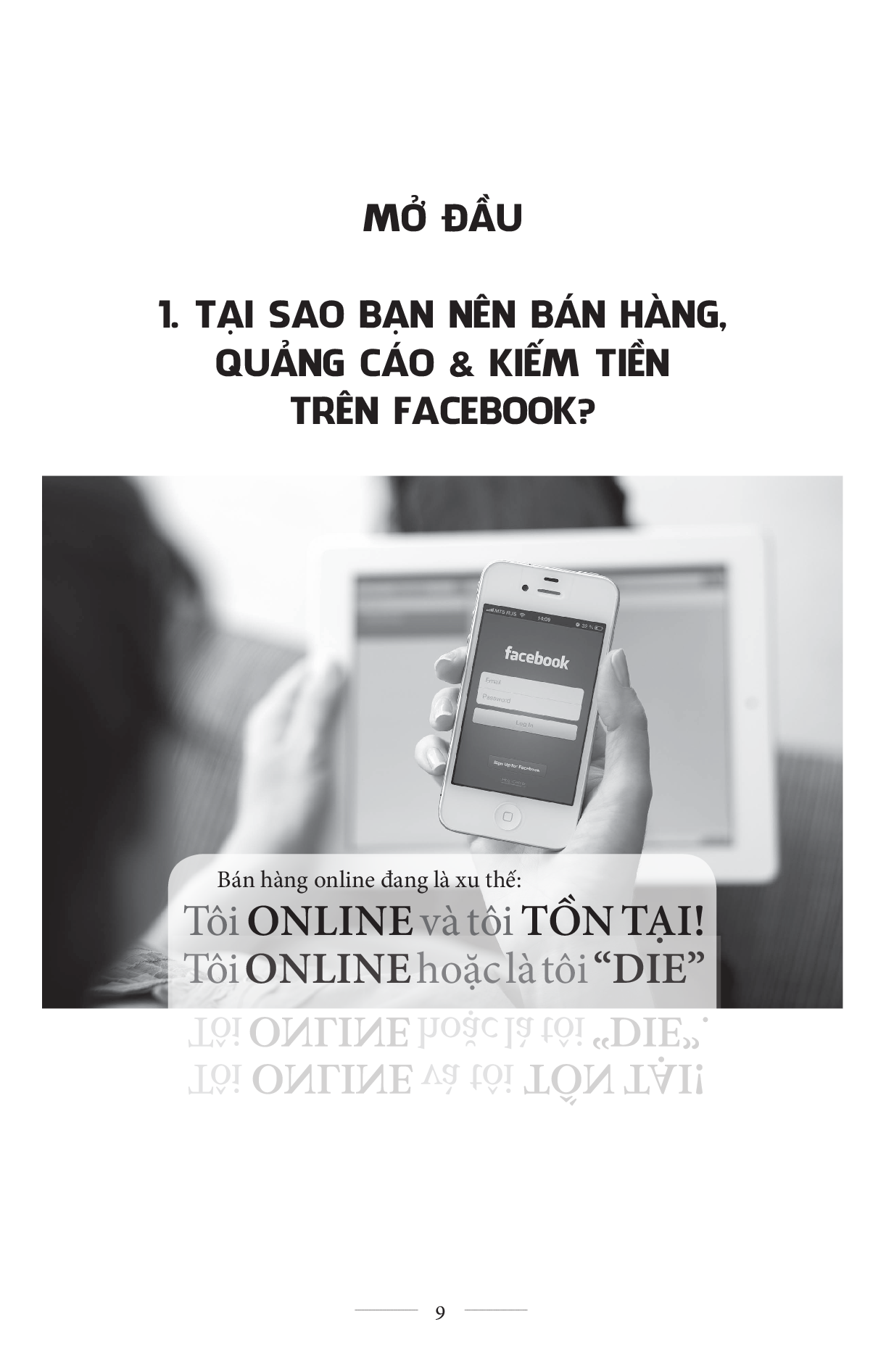 Bán hàng, quảng cáo và kiếm tiền trên facebook