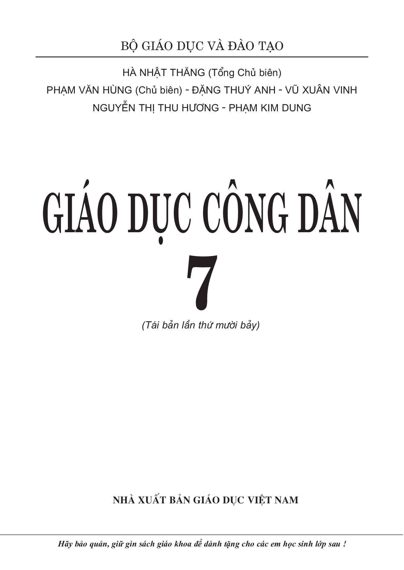 Giáo dục công dân 7