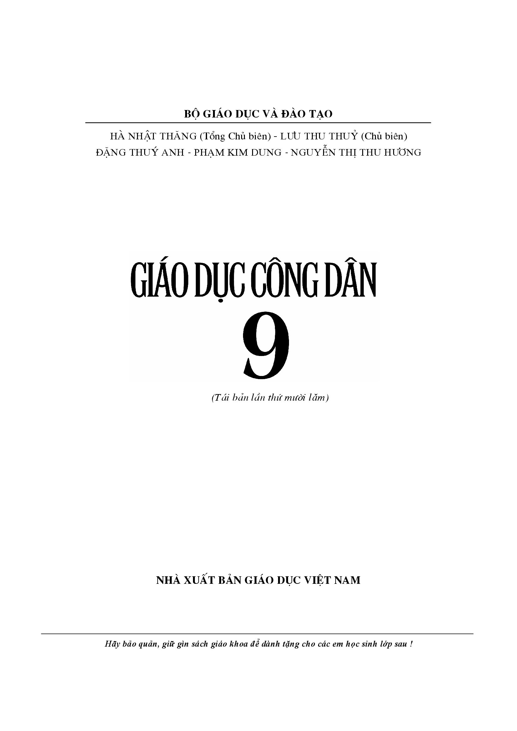 Giáo dục công dân 9