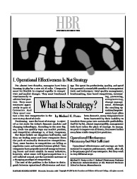 Harvard Business Review - What Is Strategy - Michael Porter