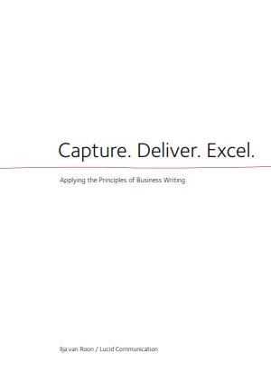 Learn the Principles of Business Writing