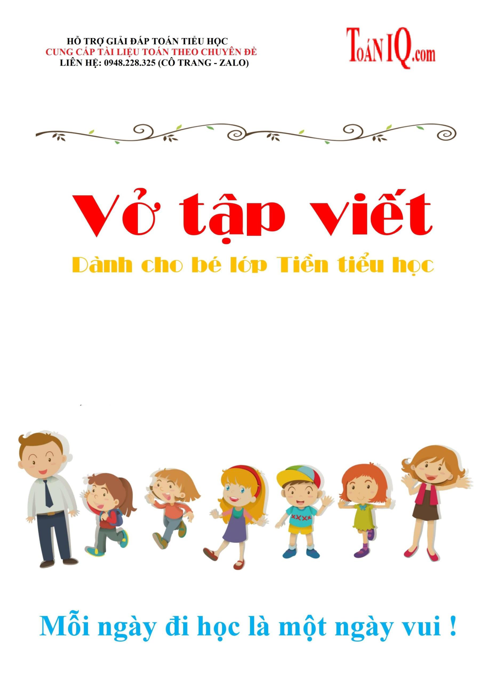 Tập tô cho bé chuẩn bị vào lớp 1