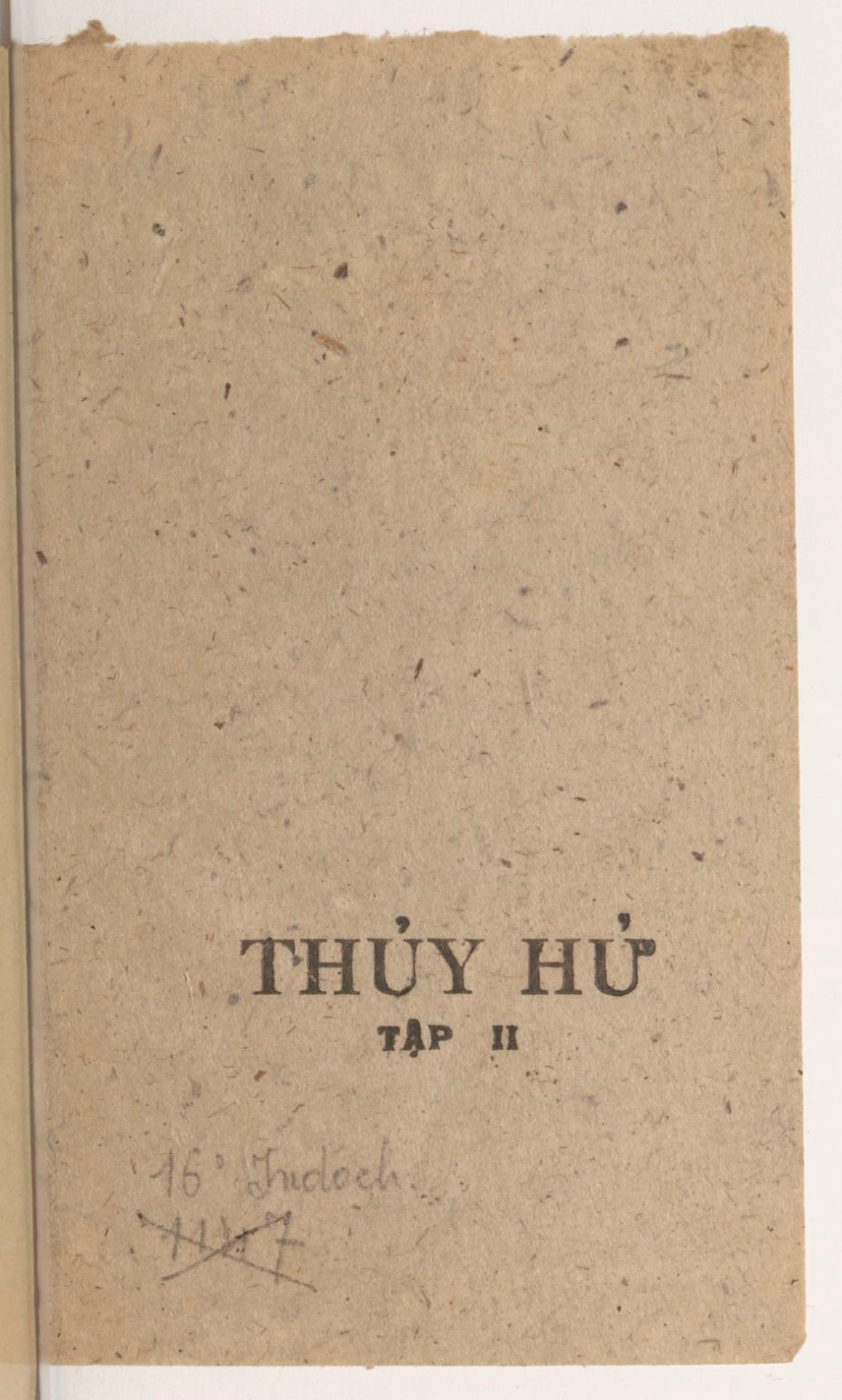 Thủy hử - Thi Nại Am, Trần Tuấn Khải dịch. NXB Anh Hoa 1944, tập 2