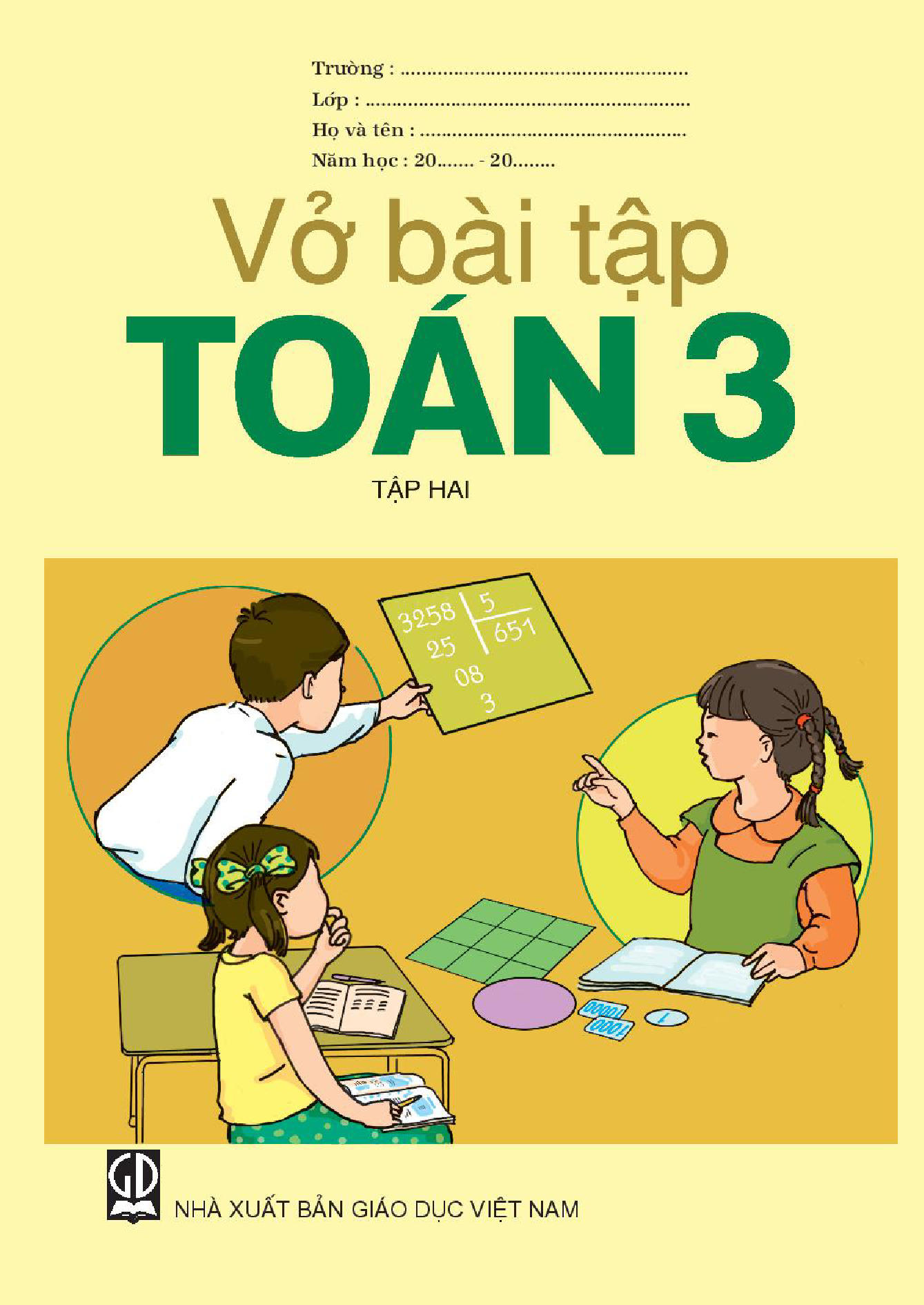 Vở bài tập Toán 3 - Tập 2